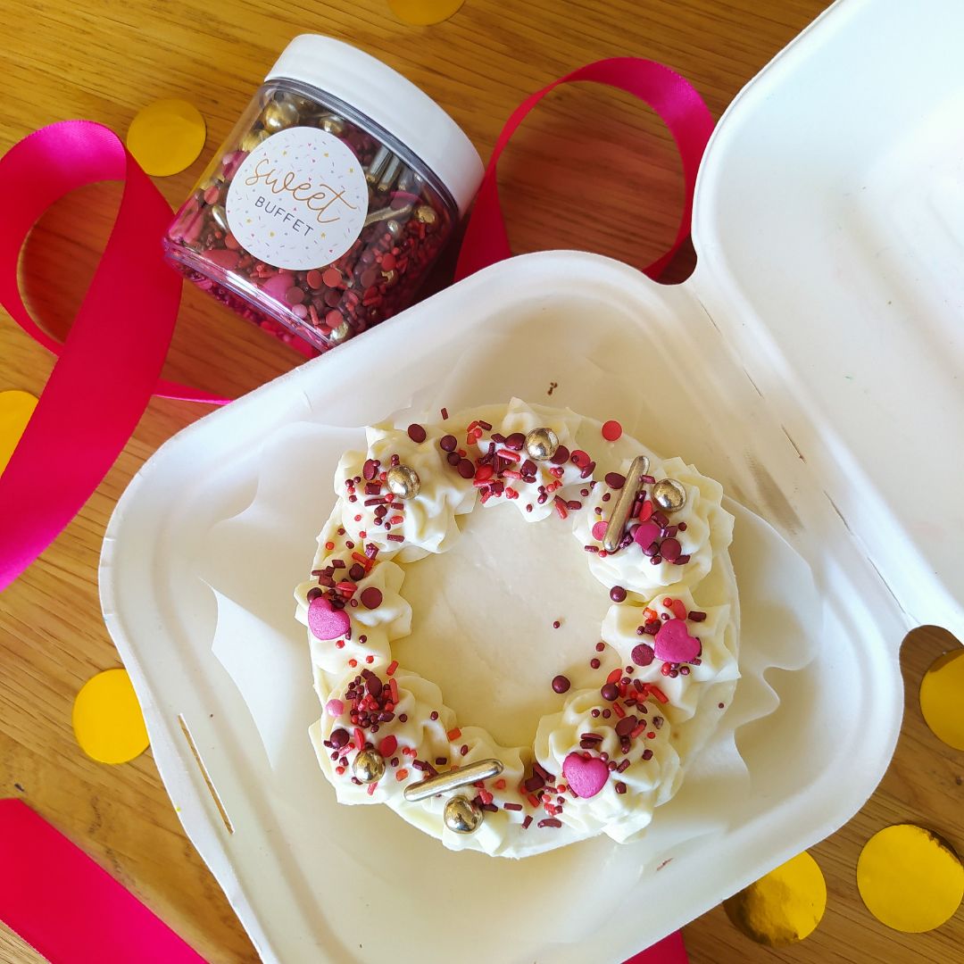 Zestaw DIY do tortu bento "Happy Bento To You - Roses" - akcesoria, dodatki, mini kurs video